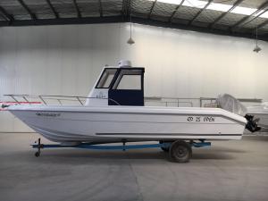 Wholesale Fiberglass fishing boat/Tracffic boat/25 feet FRP open boat from china suppliers