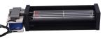 Multipurpose DC Cross Flow Fan Moistureproof 120V Black Color