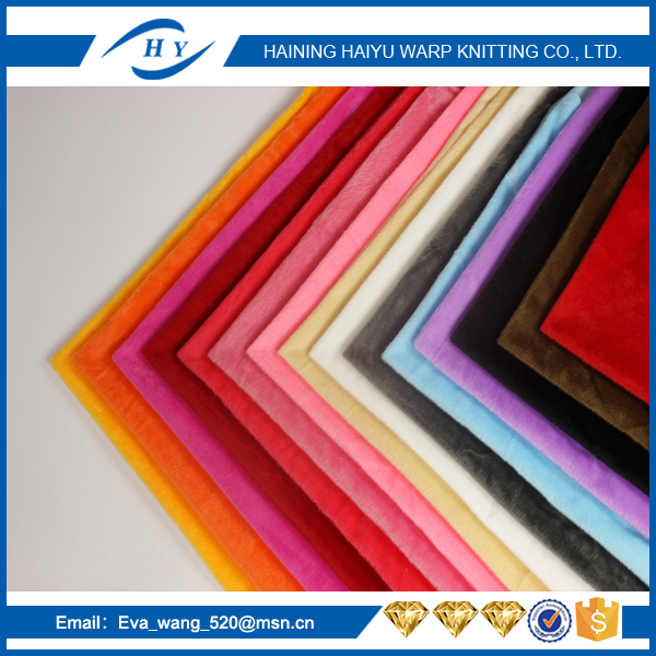 100 Polyester Soft Toy Making Fabric Fleece Material For Baby Blankets
