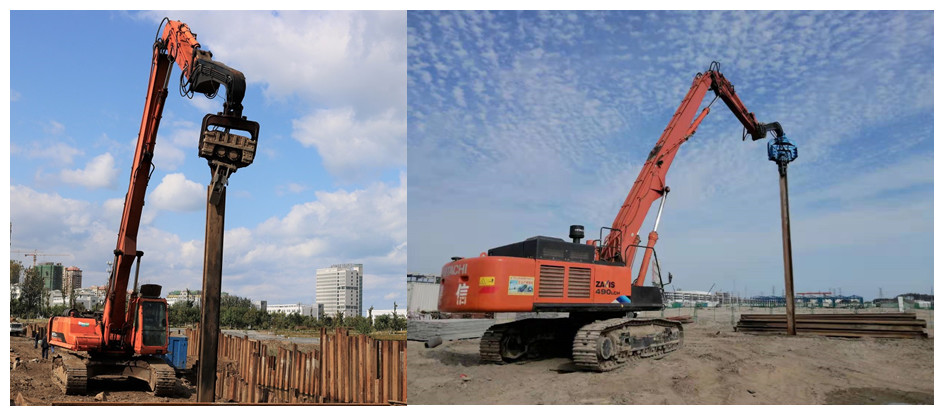 320 Bar Sheet Pile ODM Vibro Hammer For Sheet Pile Driving