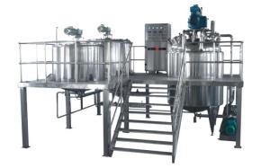 Wholesale 100L Lotion / Cream Vacuum Emulsifying Machine For Homogenizing Mixing from china suppliers