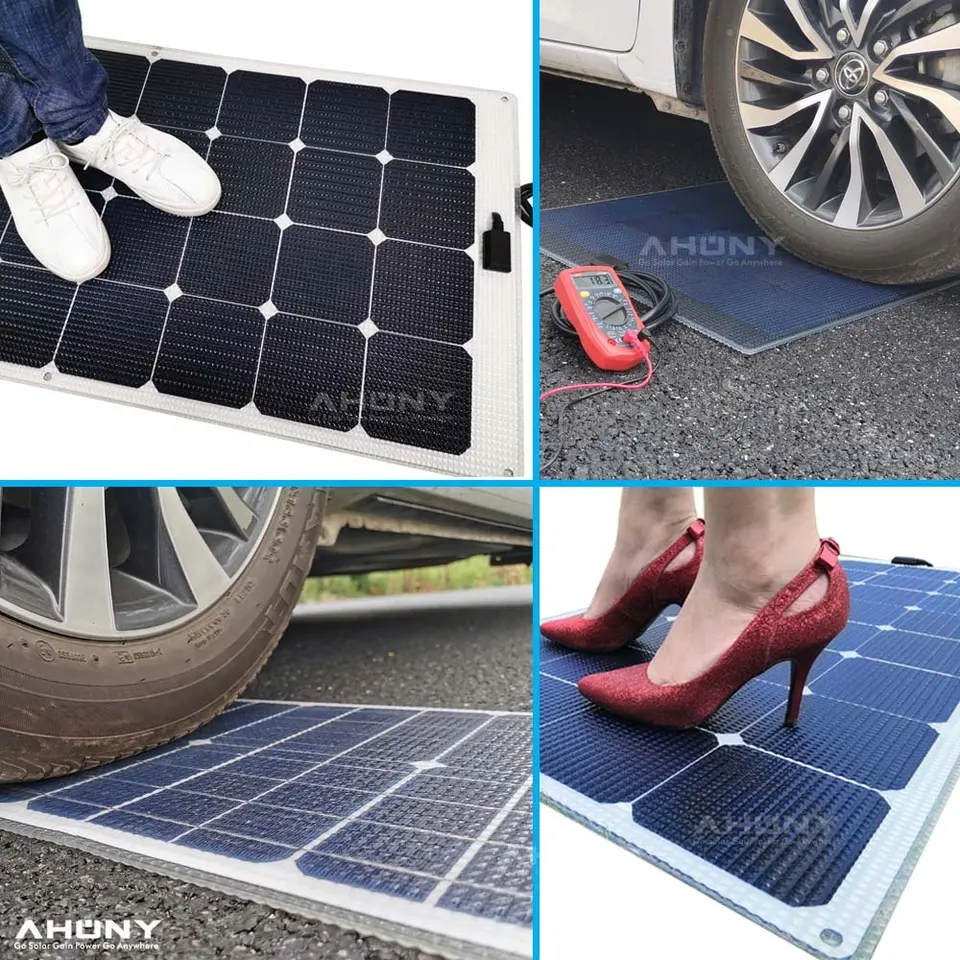 Walkable Solar Panel 60w 100w 120w 170w 190w 200w 235w For Boat Yacht Rv