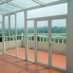 Aluminum Casement Doors With 1.4mm Aluminum Wall For Boutique Hotel