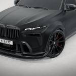 For BMW X7 Carbon Fiber Body Kit X7 Carbon Fiber Front Lip Diffuser Spoiler Hood