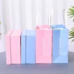 Portable Cardboard Gift Packaging Boxes Cartoon Design For Baby Birthday
