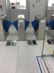 Bi Directional ESD Turnstile Entrance Security Systems 30 Persons / Minute