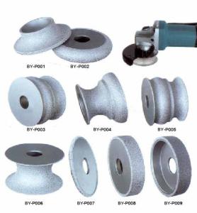 Wholesale 74mm 4cm Thick Vacuum Brazed Diamond Blade Electric Grinder Carving Wheel from china suppliers