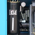 High Flow Water Cooled Pressure Rotary Screw Air Compressor Discharge Temperatur