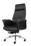Executive Leather Revolving Chair 790*700*1220mm Size A Castors