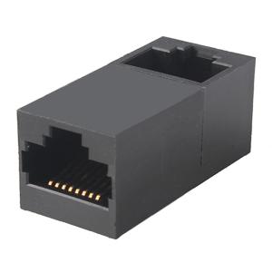 Wholesale 90 Degree RJ45 Cable Coupler Female To Female Straight Extension from china suppliers
