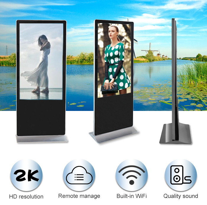 55" Stand Alone Android Win 7 Lcd Advertising Player