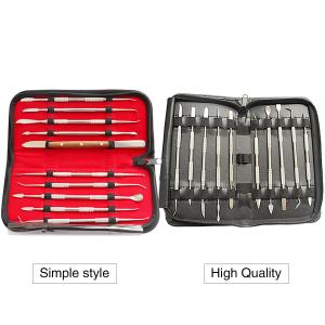 Wholesale Dental Lab Stainless Steel Wax Carving Tool Set 10/12 pieces from china suppliers