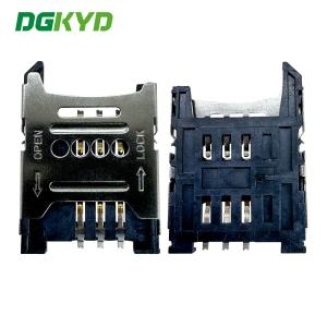 Wholesale SIM Card Holder -6PIN - Flip Top Telephone Card Holder DGKYDSIM18H6A6A2Y3WSG286 from china suppliers