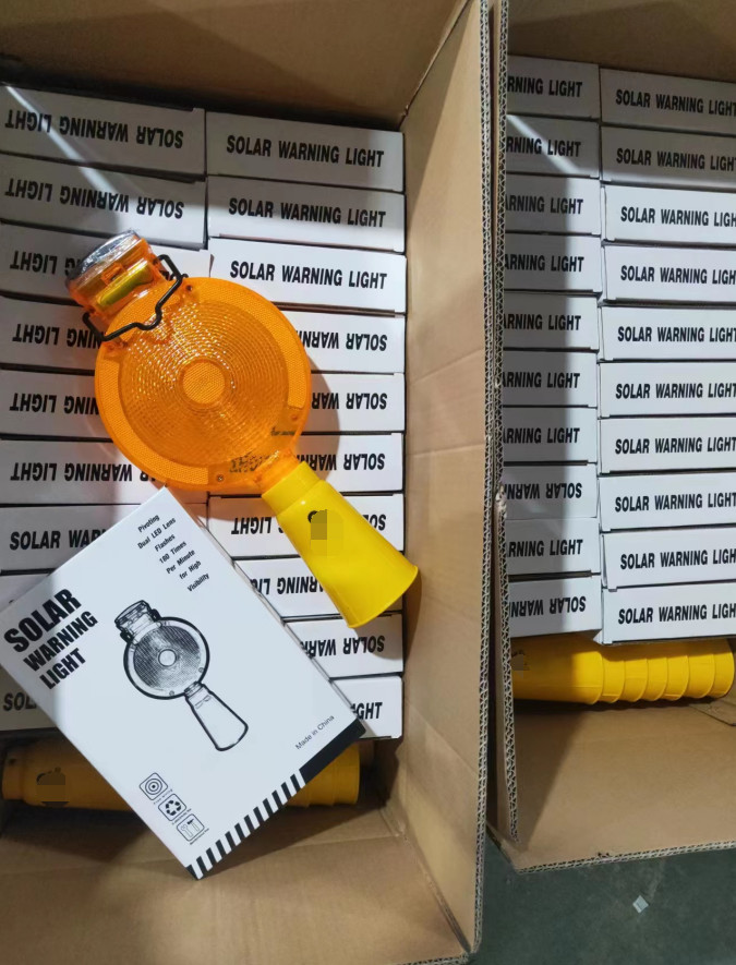 185mm Garage Temporary Traffic Warning Light Intelligent Concrete Traffic Barriers