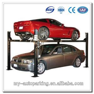 Wholesale 3700kg Four Post Hydraulic Car Lift 2 Level Parking Lift from china suppliers