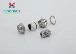 Durable PG11 5 - 10mm Dia Waterproof Cable Gland With Nickel - Plated Brass