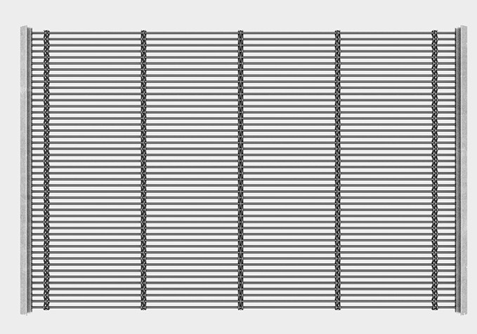 65mn Diamond Opening Self Cleaning Screen Mesh Anti Clogging With Steel Wire Bands
