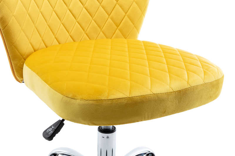 Computer Chair Task Chair Home Executive Desk Chair-Yellow