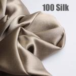 Colored Washable Silk Scrunchie , 19 Momme Stretchy Hair Ties For Girls