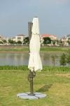 250g Polyester Beach Sunshade Umbrella 3.5M Cantilever Parasol Heavy Granite