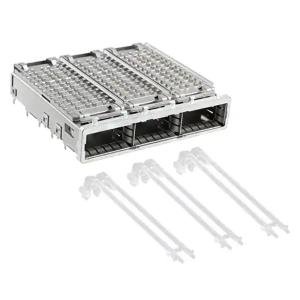 Wholesale TE 2057042-4 QSFP+ 1x3 Cage with Heat Sink Included Lightpipe 14 Gb/s from china suppliers