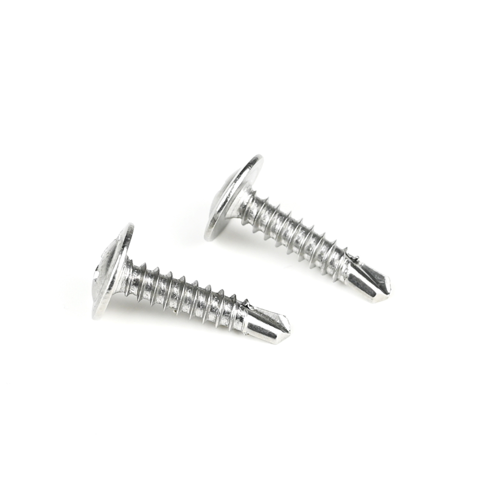 Black Stainless Steel Phillips Wafer Head Self Drilling Screws Tornillos Acero Inoxidable