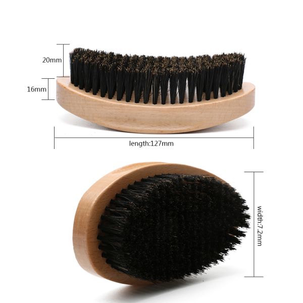 Abeis Versatile Curved 360 Wave Brush Soft Medium Hard Wave Brush Customized