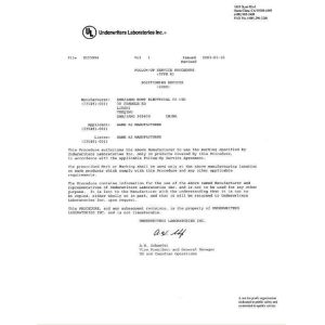 Hont Electrical Co., Ltd Certifications