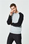 Unisex O Neck Blank Oversized Sweatshirts