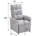 BN Cotton Linen Fabric First-Class Space Functional Sofa Lift Chair Electric