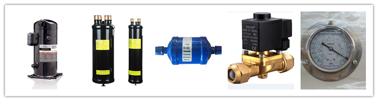 Low Temp Cold Storage Refrigeration Units Chiller Fit R22 Refrigerant