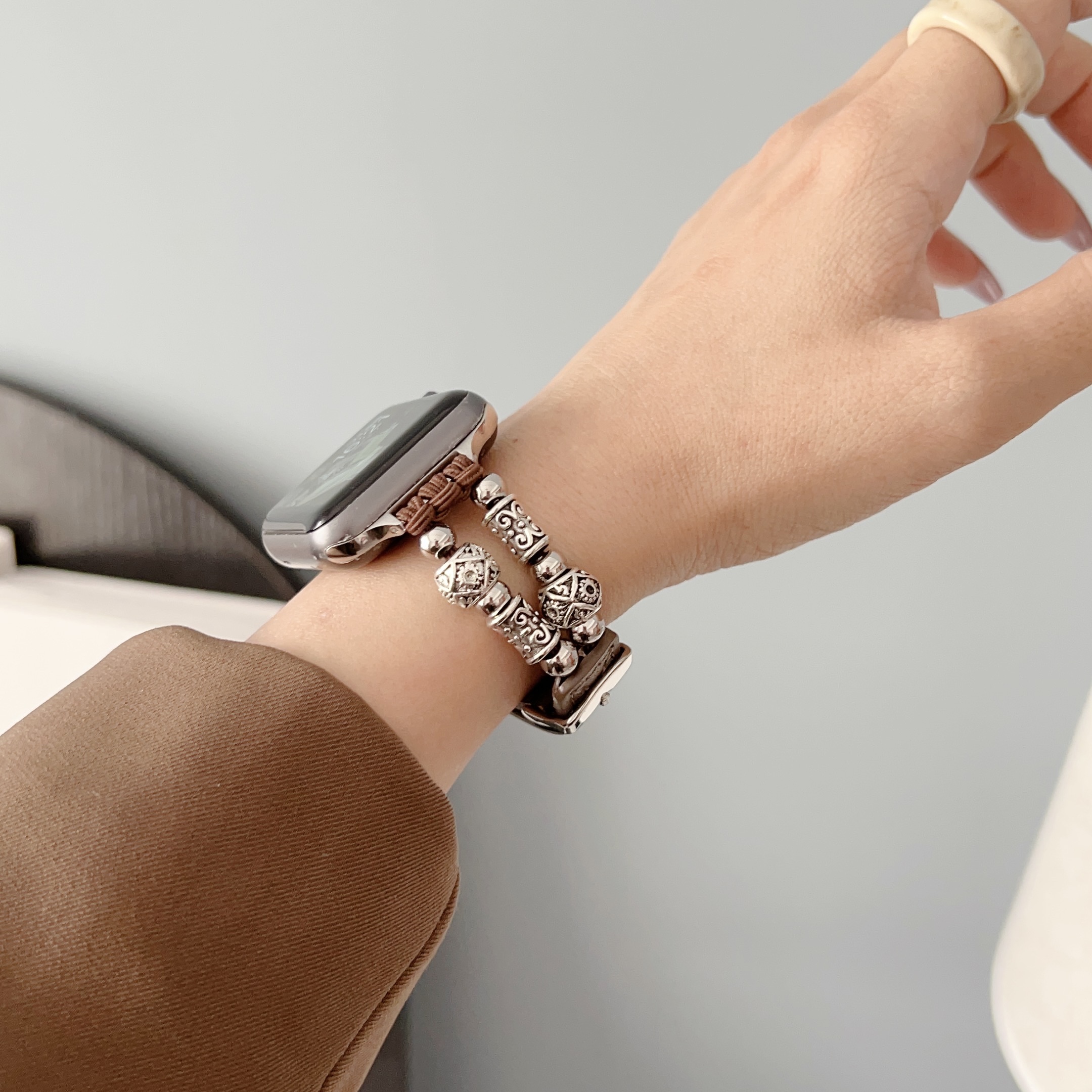 38mm Band Width Leather Strap Watchband for iWatch Luxury Design