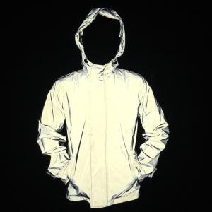 Wholesale Popular Mens Waterproof Windbreaker Jacket , 3M Hooded Reflective Jacket from china suppliers
