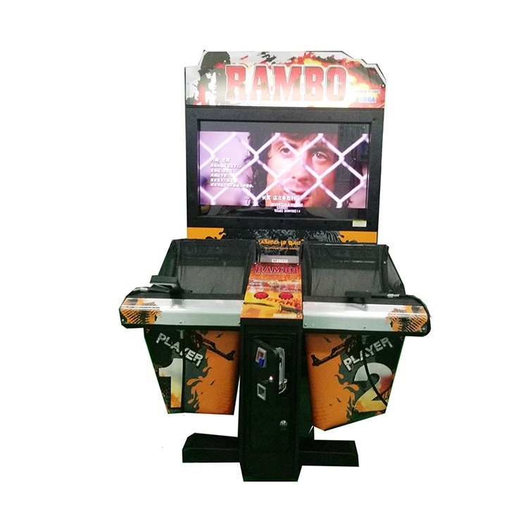 2P Amusement Coin Operated Machines , Rambo Commercial Video Game Machines