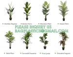 Artificial Plants 6 Pack Onion Tall Grass Greenery, Faux Fake Grass Shrubs Plant