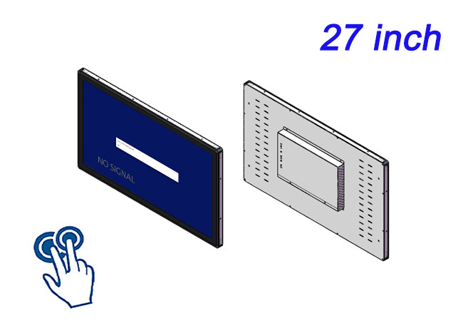 27-Inch Embedded Touch Screen for Exhibition Stands, Education Systems, Conference Room Displays, and Advanced Retail Solutions