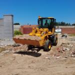 Mini Compact Eu 2 Wheel Loader Machine Isuzu Axle 1500kg Load