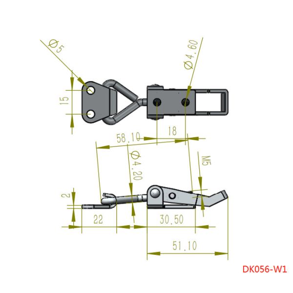 adjustable toggle latch picture