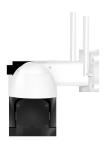 4G PIR Detection Outdoor PTZ Security Camera High Definition 8W