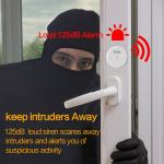 ROHS Certificate Wireless Vibration Security Alarm For Garage Office