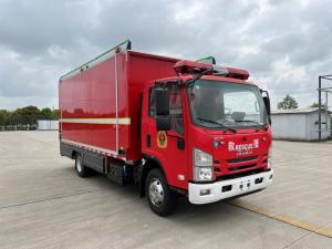Wholesale QC90 Apparatus Isuzu Commercial Fire Trucks Rescue 3 Person Red Colour from china suppliers