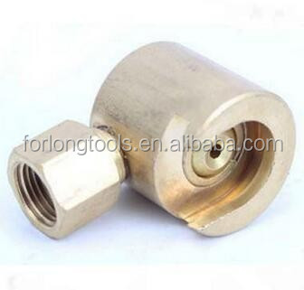 Zinc Alloy Brass Flat Grease Nipple Grease Gun Refueling Pipe Fittings with Customized Support and Button Connection