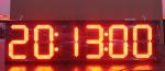 Original Outdoor Waterproof Led Digital Double Side Time And Temperature Sign