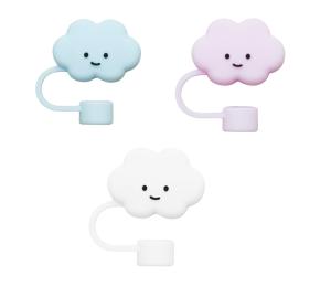 Wholesale Wholesale FULL Silicone Non Toxic PVC Free BPA Free Silicone Straw Topper Cloud Covers Perfect For 6-12mm Straw from china suppliers