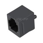 Amphenol 90512-001LF Compatible LINK-PP LPJE616NNL Tab Up Without LED 1X1 Port