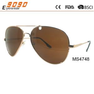 Wholesale Retro fashionable sunglasses ,made of metal frame ,suitable for men and women from china suppliers