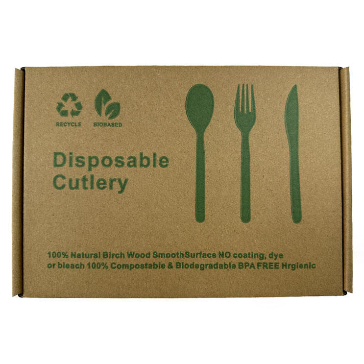 Lightweight CPLA Cutlery Heat Resistant Biodegradable Disposable Spoons