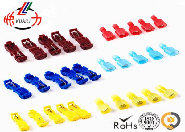 Quick Disconnect Male Female Wire Connectors / Insulated Crimp Terminals OEM