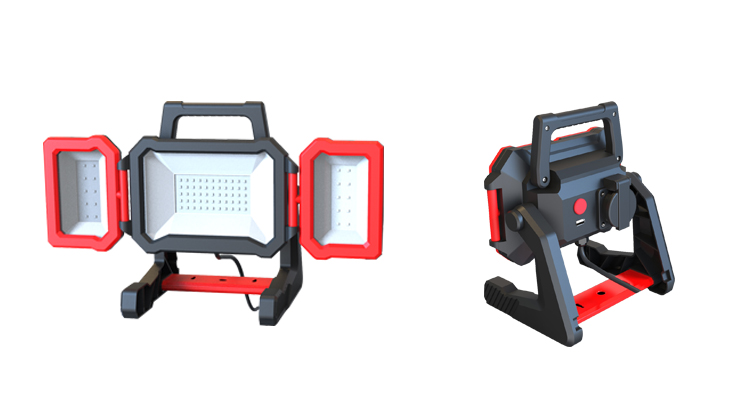 3000LM Folding Outdoor Working Light IP54 Portable Flood Light Rechargeable