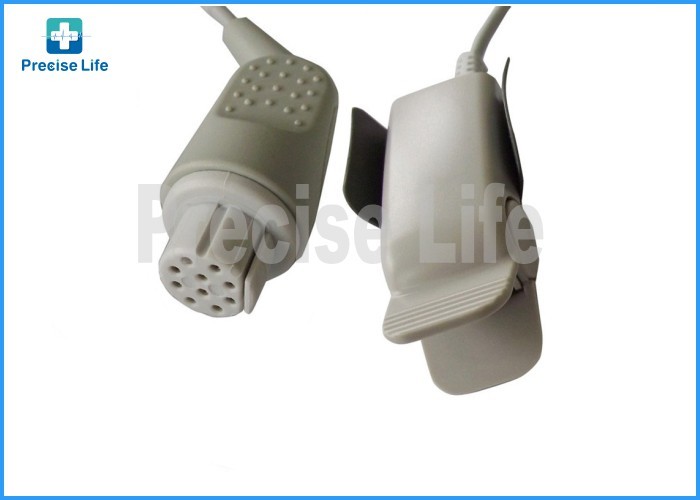 Adult finger clip OXY-F4-N SpO2 probe sensor with Round 10 pin connector